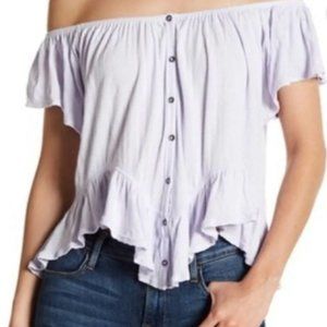 Free People We The Free Julep Top Off the Shoulder